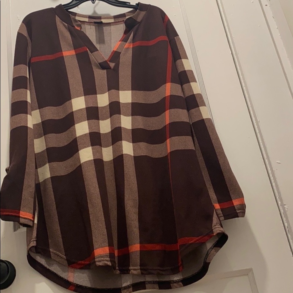 Ladies v neck tunic